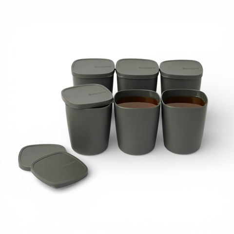 6 Cups with Lids – 320 ml