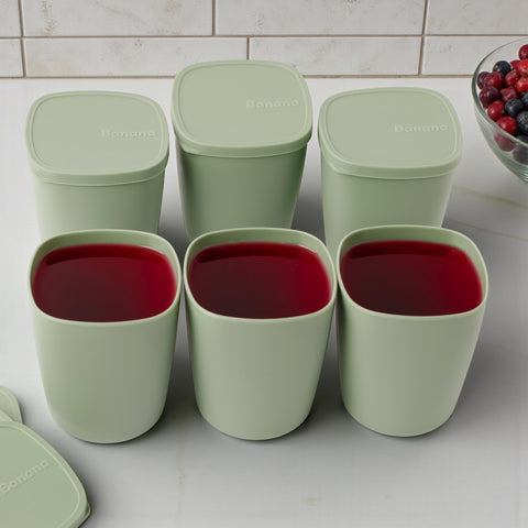 6 كبايات بغطاء – 320 مل