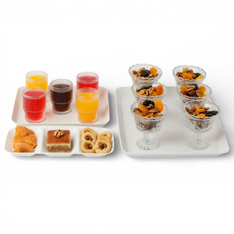 طقم صوانى تقديم - 3 قطع